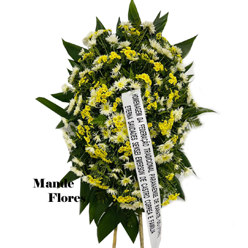 Coroa fúnebre tradicional