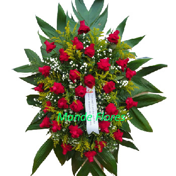 Coroa de flores pra velório