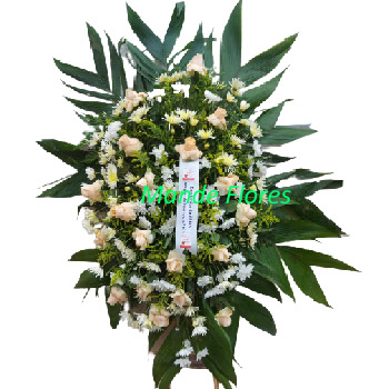 Coroa de flores pra velório