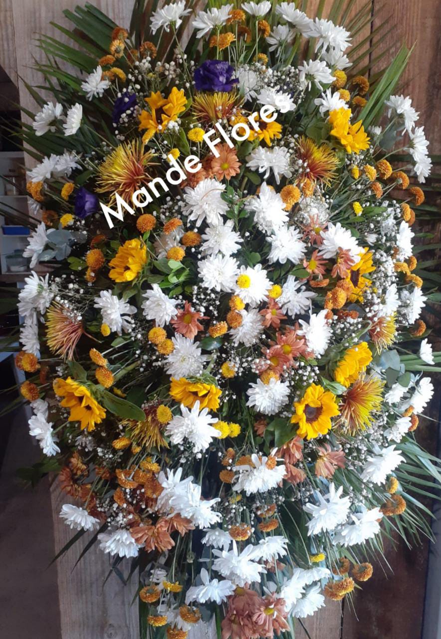 Coroa de flores pra velório