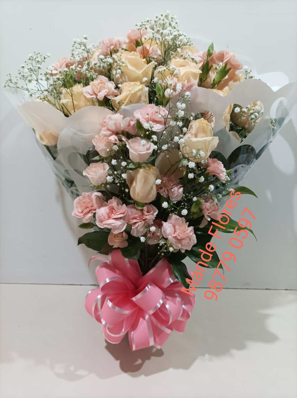 Flores champanhe